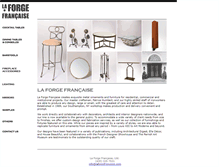 Tablet Screenshot of laforgefrancaise.com